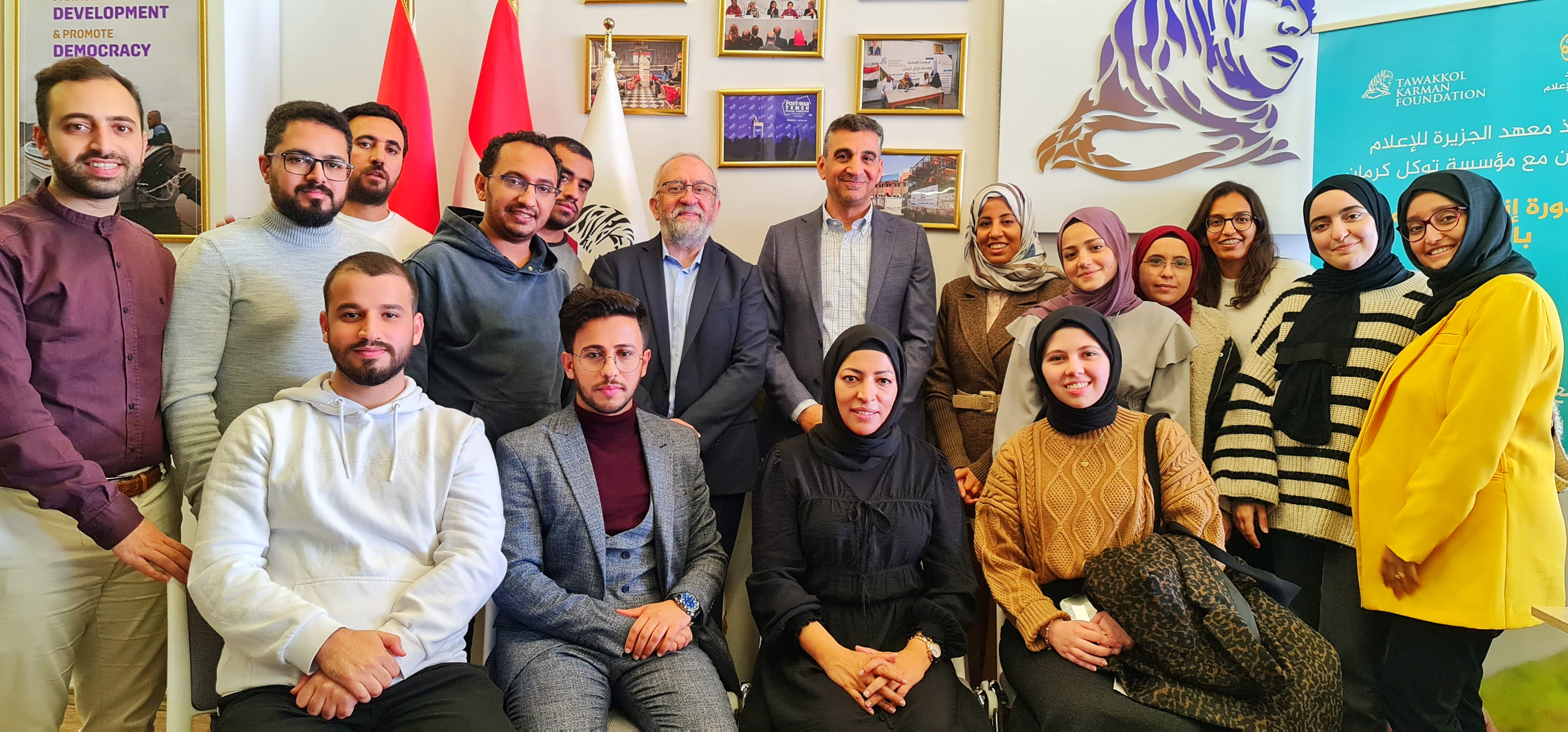 معهد الجزيرة للإعلام بالشراكة مع مؤسسة توكل كرمان ينظم دورة تدريبية بعنوان "إنتاج الفيلم بالموبايل"